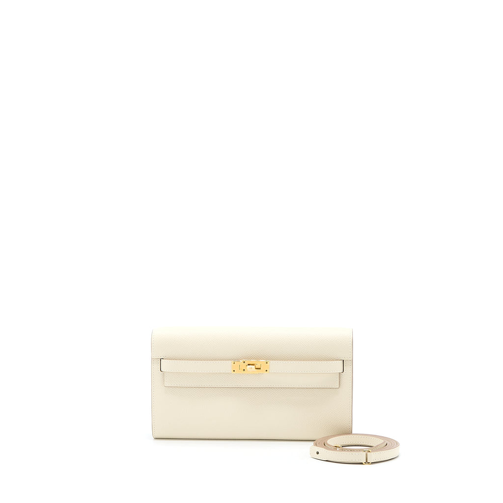 Hermes Kelly To Go Epsom Craie GHW