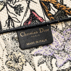 DIOR MEDIUM DIOR BOOK TOTE MILLE FLEURS EMBROIDERY MULTICOLOUR