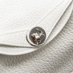 HERMES MINI LINDY CLEMENCE NEW WHITE SHW
