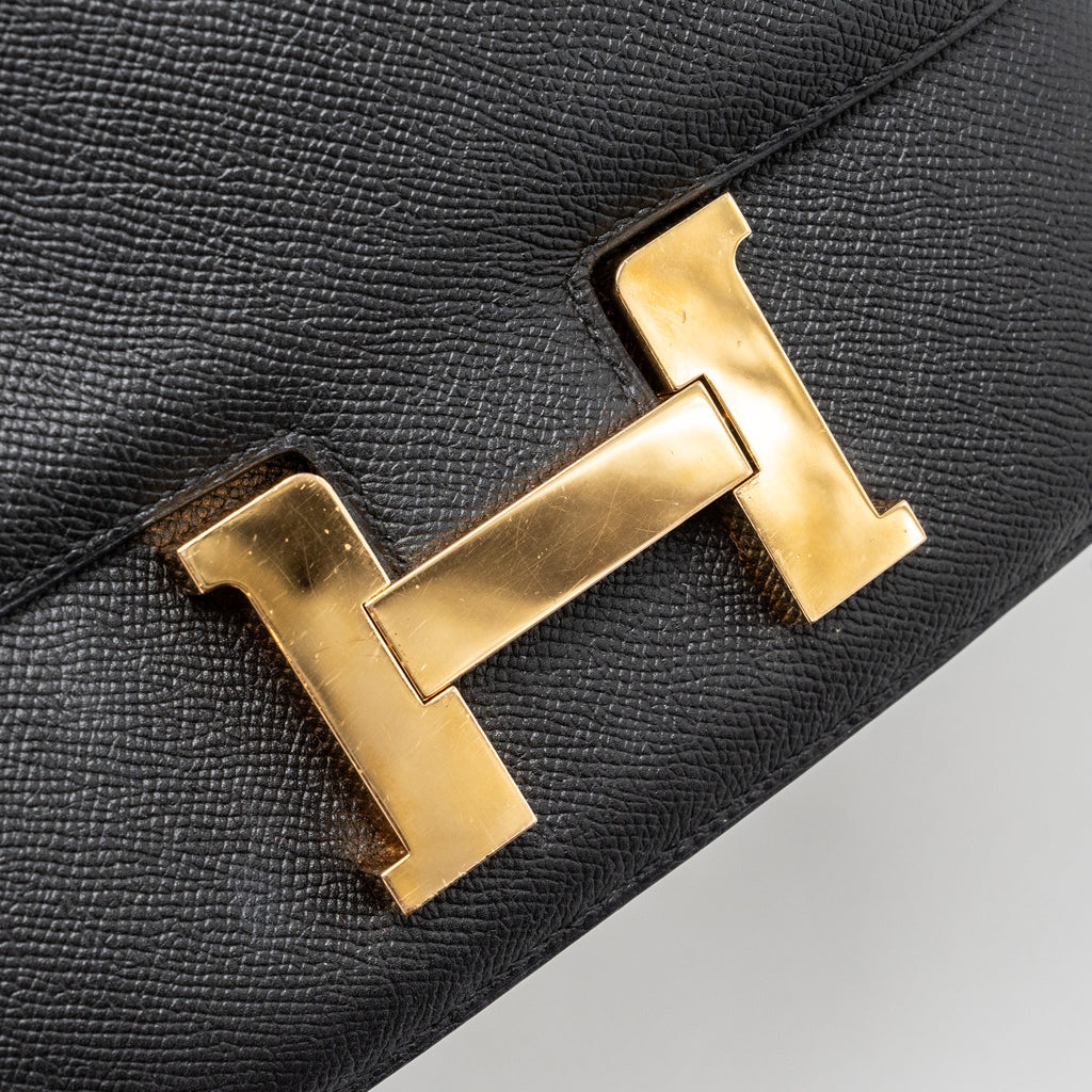 HERMES CONSTANCE 24 EPSOM BLACK RGHW