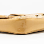 DIOR MISS DIOR WALLET ON CHAIN CANNAGE PATENT BEIGE LGHW