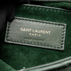 Saint Laurent/YSL Le 57 Hobo Bag Lambskin Dark Green GHW