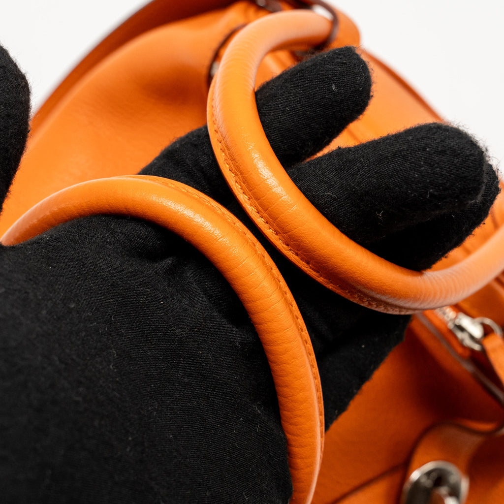 Hermes lindy 26 clemence Orange SHW