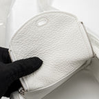 HERMES MINI LINDY CLEMENCE NEW WHITE SHW