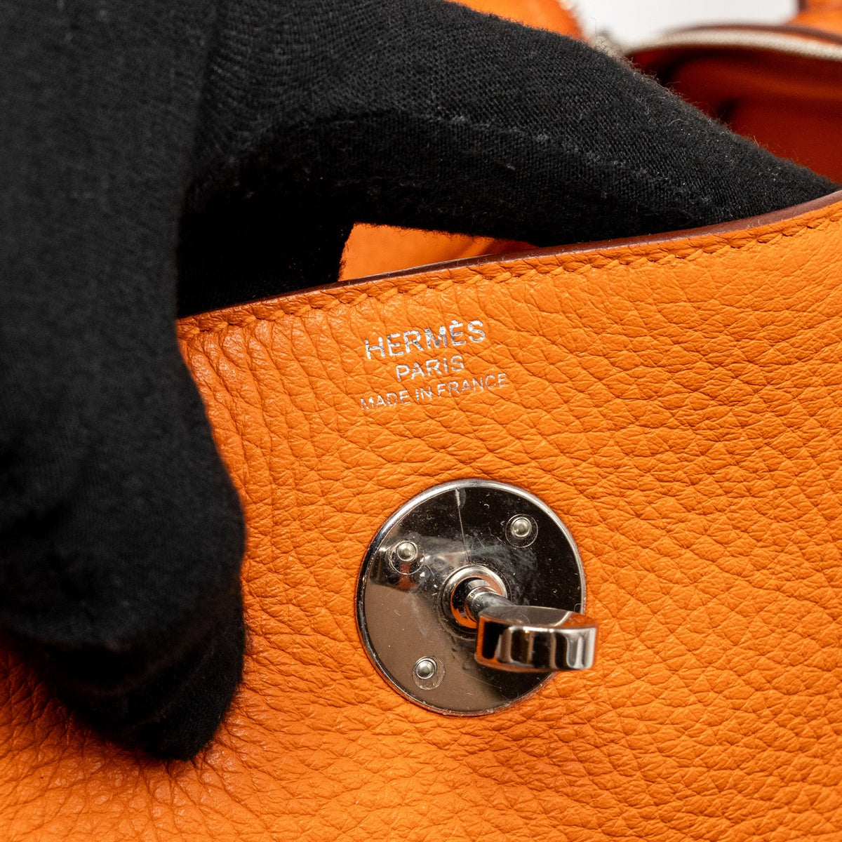 Hermes lindy 26 clemence Orange SHW