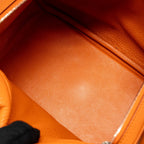 Hermes lindy 26 clemence Orange SHW