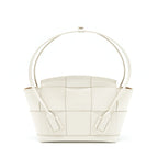 BOTTEGA VENETA ARCO BAG CALFSKIN WHITE SHW