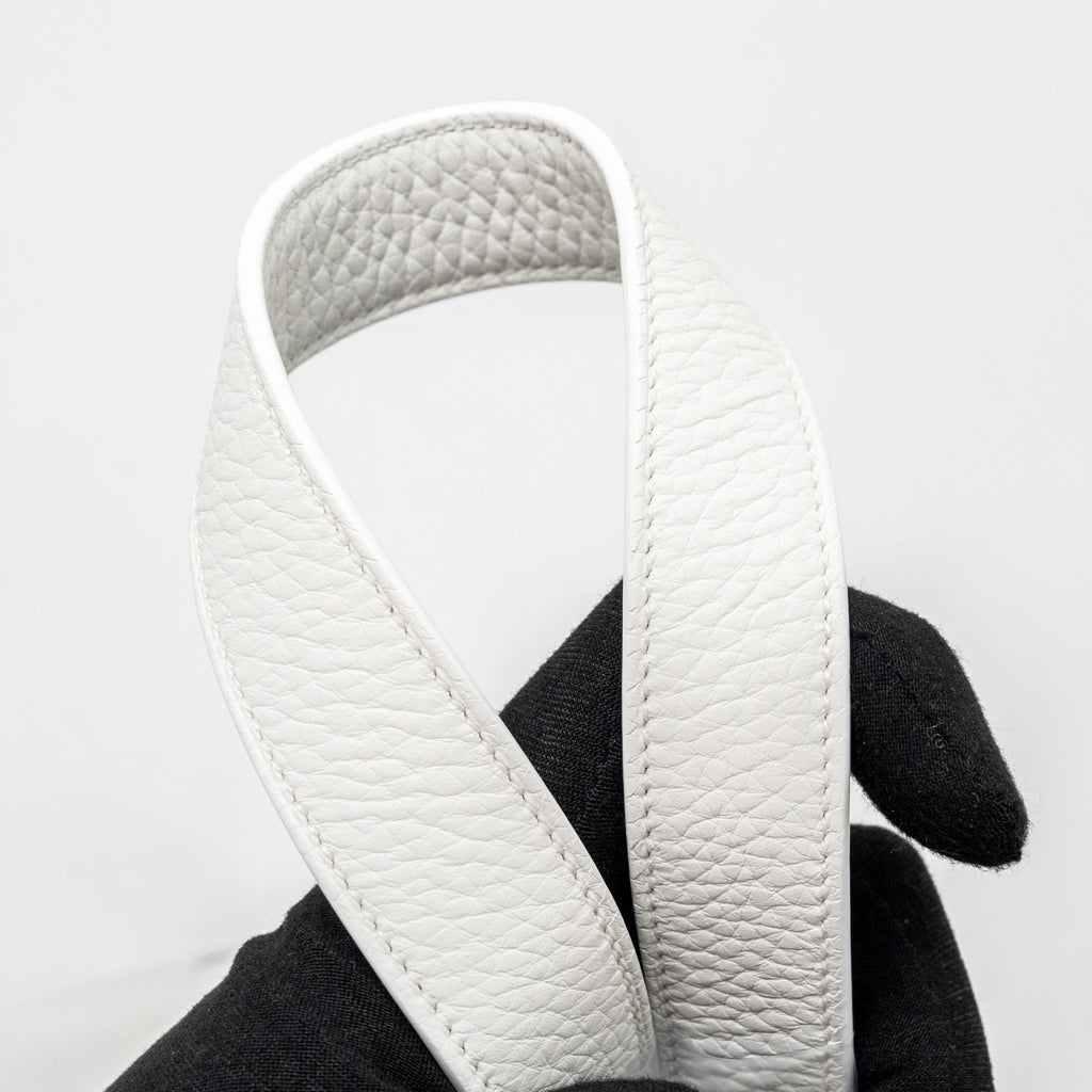 HERMES MINI LINDY CLEMENCE NEW WHITE SHW