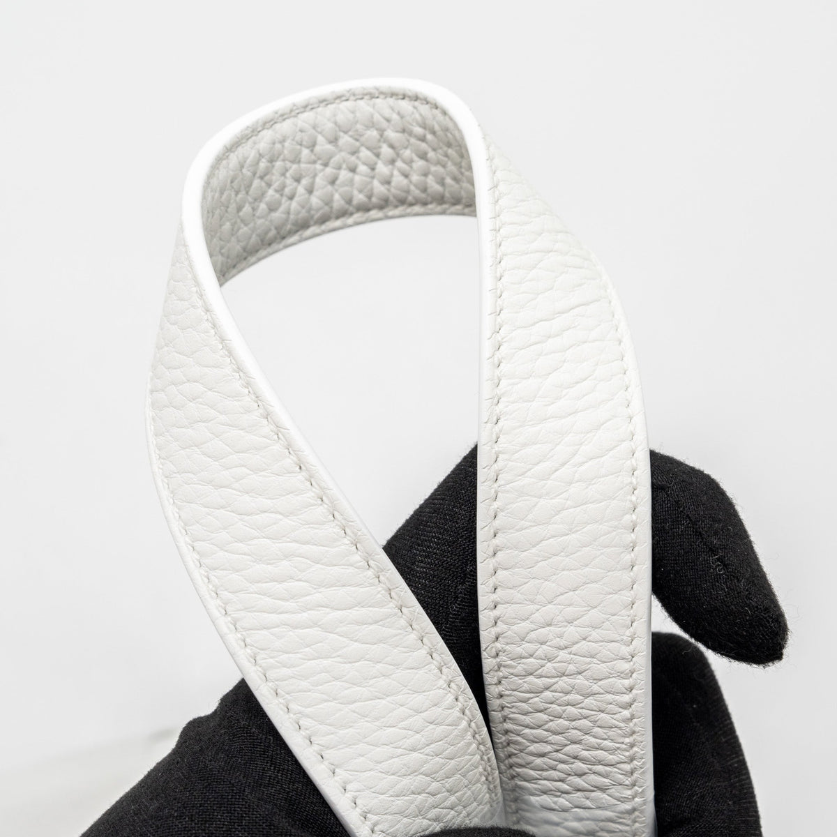 HERMES MINI LINDY CLEMENCE NEW WHITE SHW