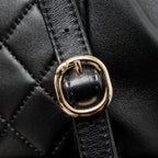 CHANEL MINI DUMA BACKPACK LAMBSKIN BLACK LGHW (MICROCHIP)