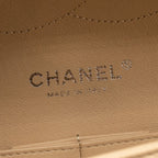 CHANEL JUMBO CLASSIC DOUBLE FLAP BAG CAVIAR BEIGE SHW