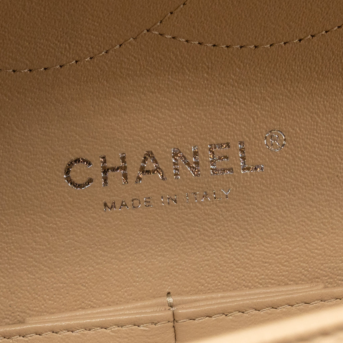 CHANEL JUMBO CLASSIC DOUBLE FLAP BAG CAVIAR BEIGE SHW