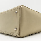 DIOR MEDIUM LADY DIOR LEATHER BEIGE SHW