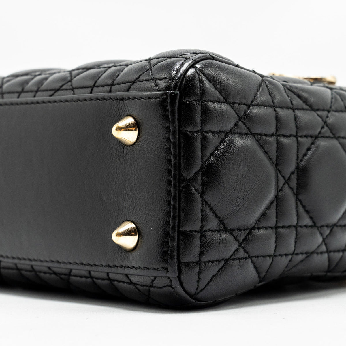 DIOR SMALL MY ABC LADY DIOR LAMBSKIN BLACK GHW