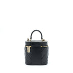 CHANEL TRENDY VANITY CASE LAMBSKIN BLACK LGHW (MICROCHIP)