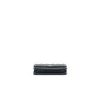 CHANEL 21A COCO LETTER WALLET ON CHAIN BLACK CAVIAR GHW