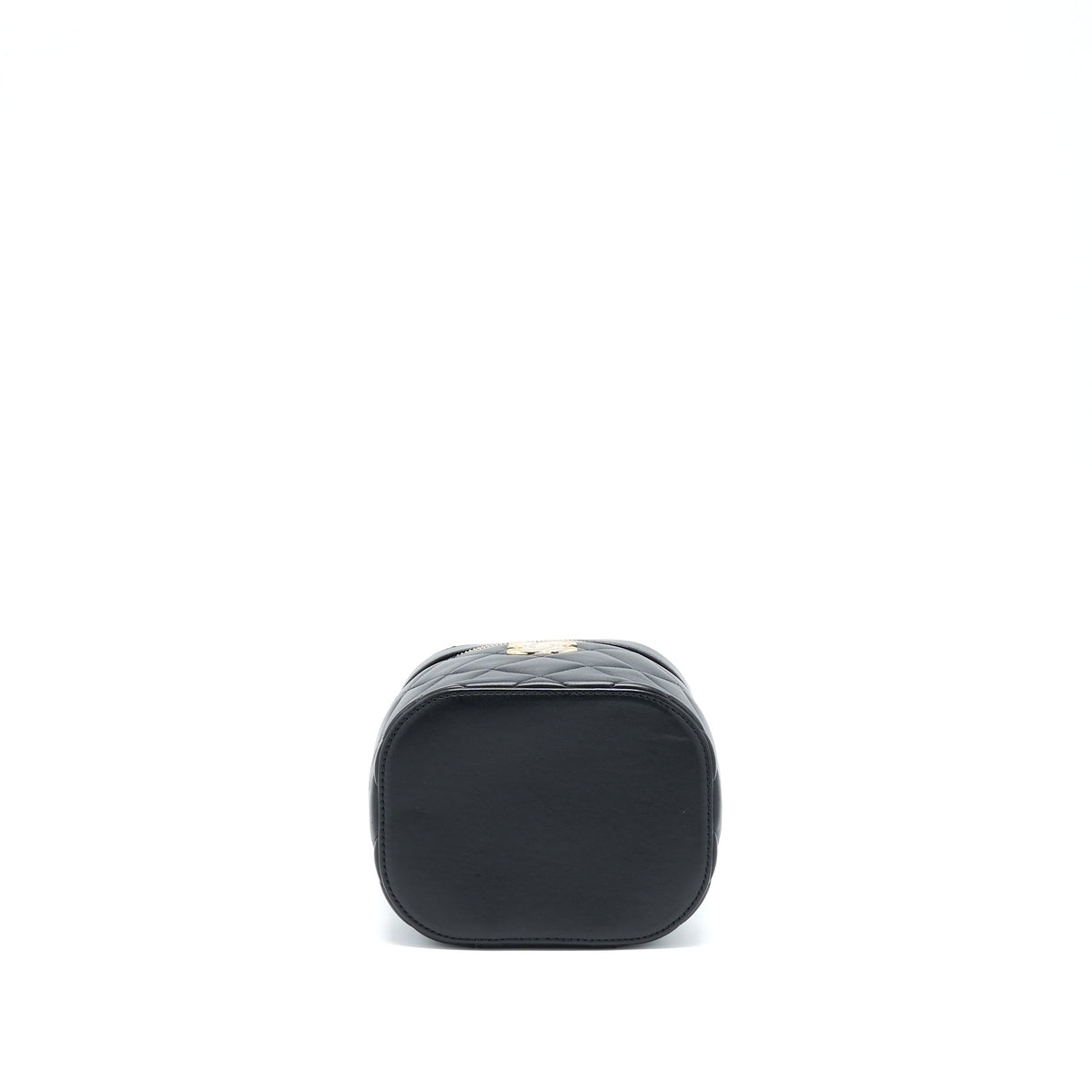 CHANEL TRENDY VANITY CASE LAMBSKIN BLACK LGHW (MICROCHIP)