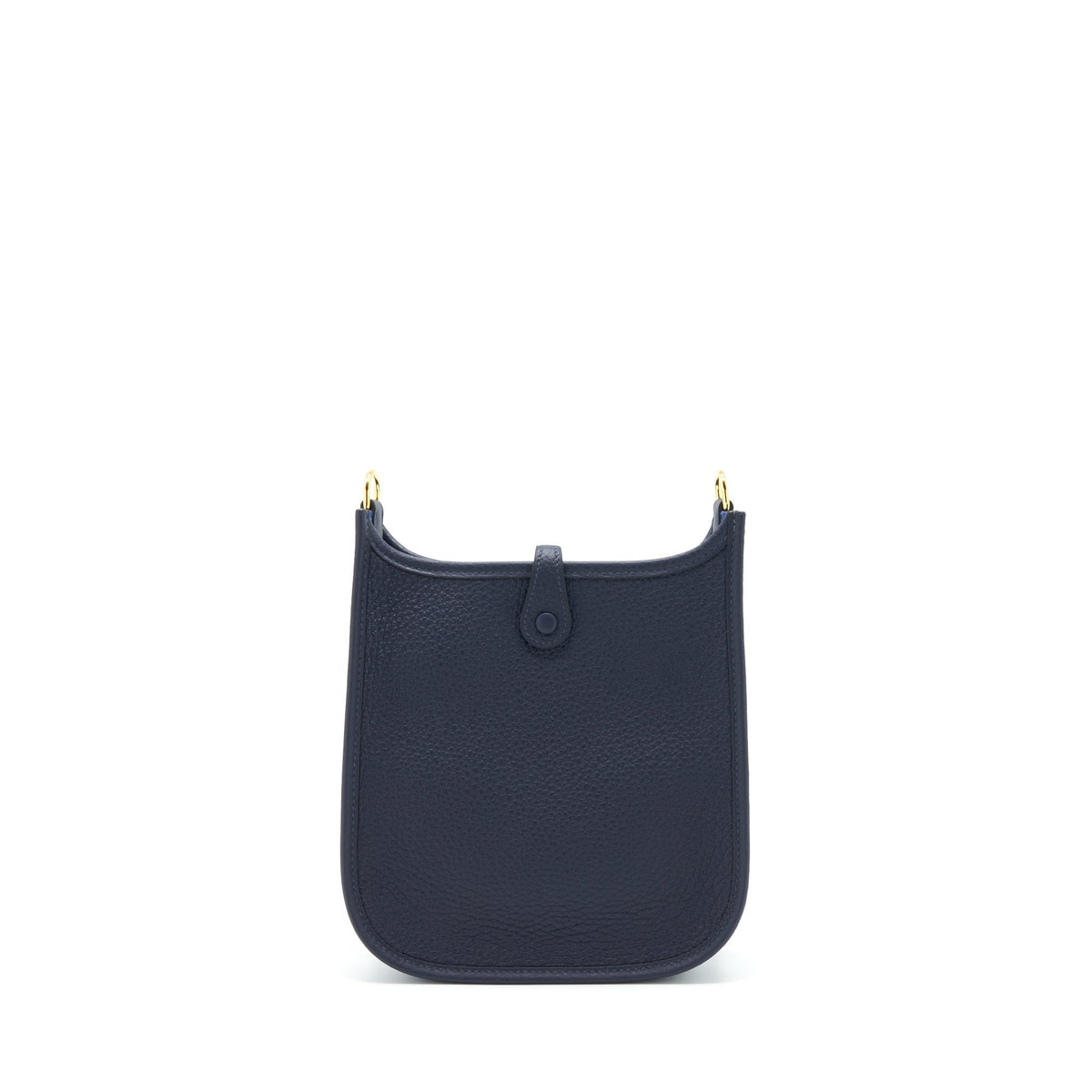 Hermes Mini Evelyne Clemence Blue Nuit Multicolor Strap GHW