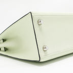 Hermes Kelly 25 Epsom Vert Fizz SHW
