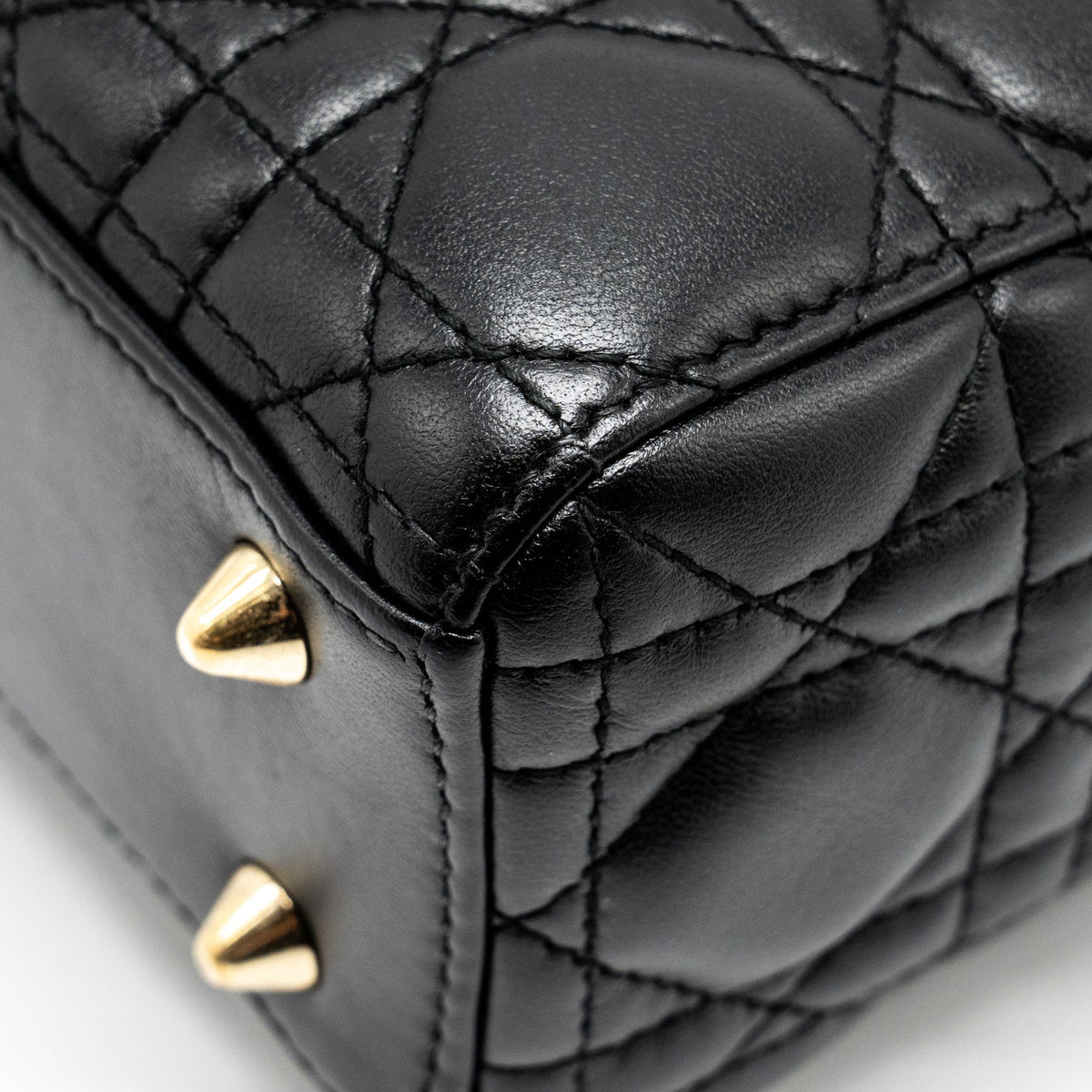 DIOR SMALL MY ABC LADY DIOR LAMBSKIN BLACK GHW
