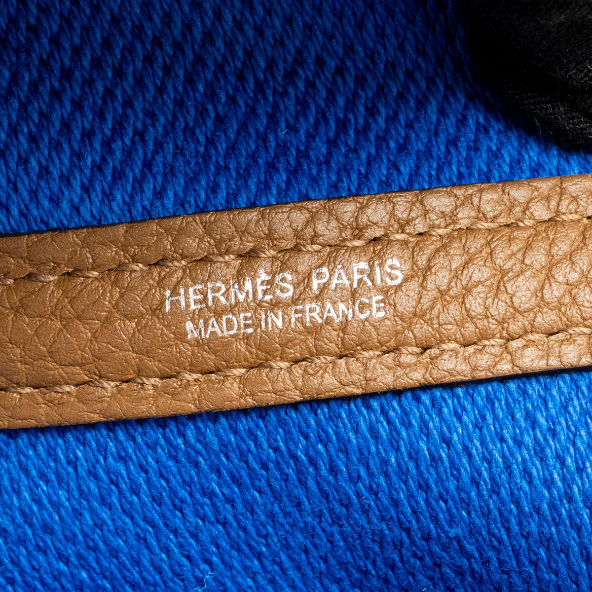 Hermes garden party 36 negonda/canvas ecru-bleu bill/alezan SHW