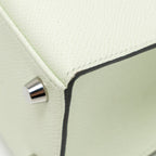 Hermes Kelly 25 Epsom Vert Fizz SHW