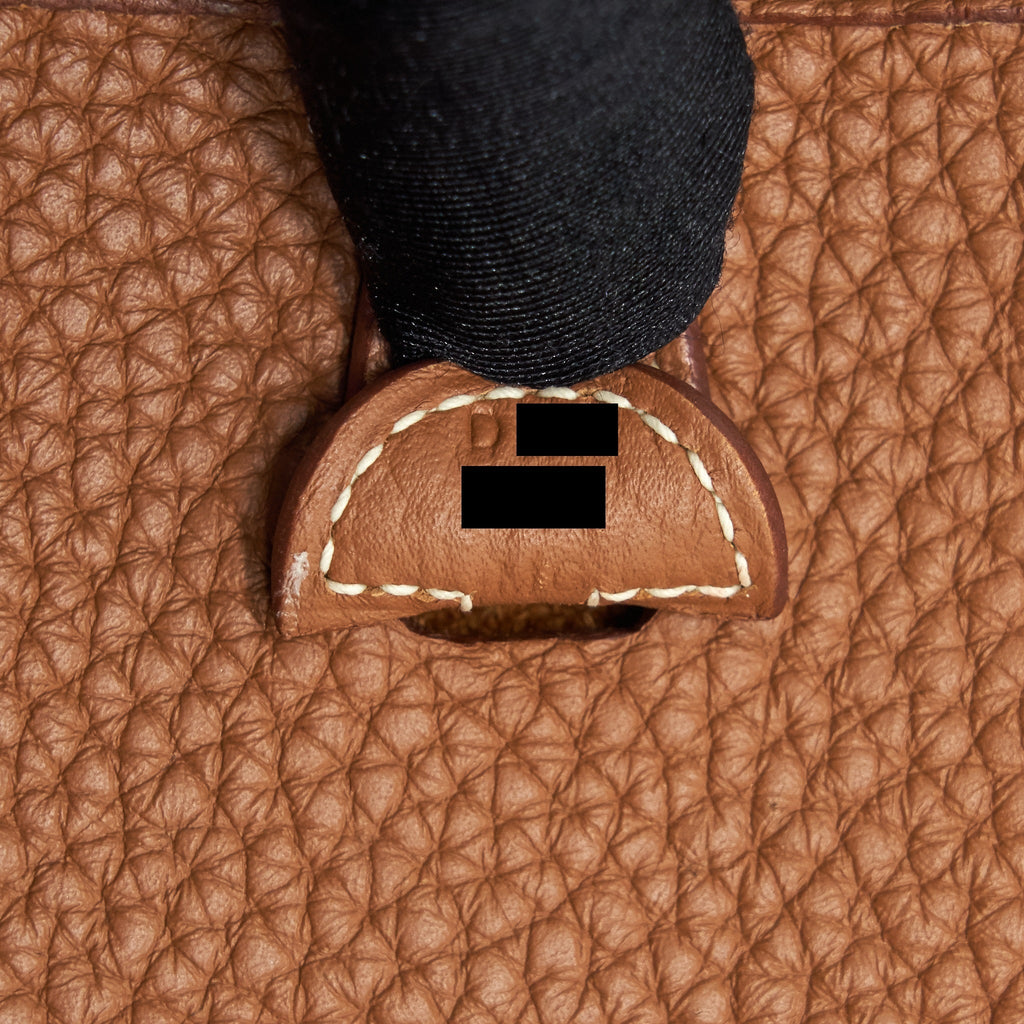 Hermes Mini Evelyne Gold With Multi Pattern Strap GHW