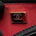 CHANEL 19 WALLET ON CHAIN LAMBSKIN BLACK MULTICOLOUR HARDWARE