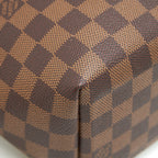 LOUIS VUITTON CLAPTON BACKPACK DAMIER EBENE LEATHER BROWN
