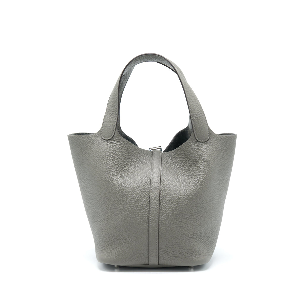 HERMES PICOTIN 22 LOCK BAG CLEMENCE 0L GRIS MEYER SHW
