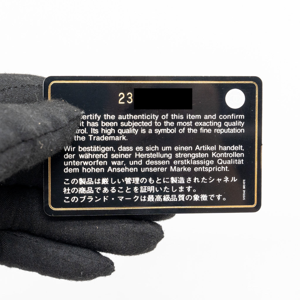 CHANEL MEDIUM COCO HANDLE CAVIAR / LIZARD HANDLE BLACK RUTHENIUM HARDWARE