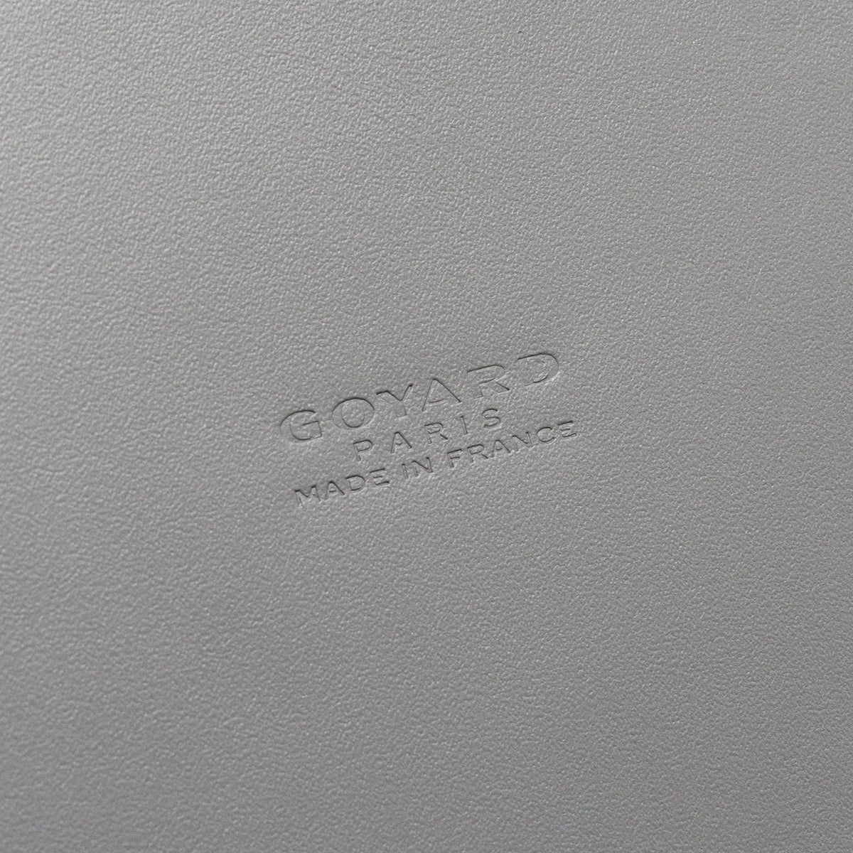 GOYARD VENDOME MINI BAG GOYARDINE CANVAS/CHEVROCHES CALFSKIN GREY SHW