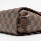 LOUIS VUITTON CROISETTE DAMIER EBENE CANVAS GHW