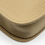 Hermes Mini Evelyne Clemence Beige Marfa with Multicolour Strap SHW