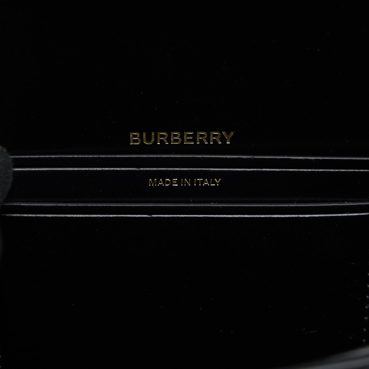 BURBERRY SMALL OLYMPIA BAG BLACK GHW