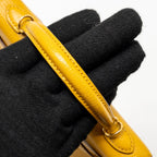 Hermes mini kelly II chèvre mysore jaune amber GHW