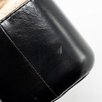 CHANEL GABRIELLE HOBO BAG AGED CALFSKIN BEIGE/BLACK MULTICOLOUR HARDWARE