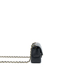 CHANEL MINI RECTANGULAR LAMBSKIN BLACK LGHW(MICROCHIP)