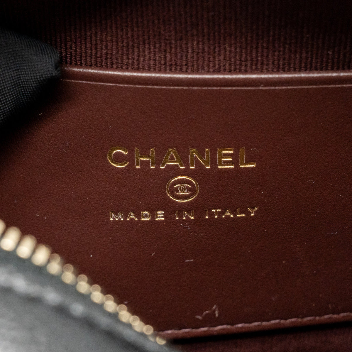 Chanel Clutch with Chain Caviar Black LGHW (Microchip)