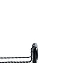 CHANEL QUILTED WALLET ON CHAIN CAVIAR SO BLACK