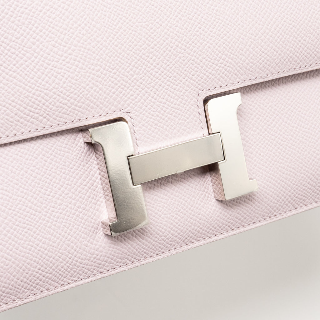 Hermes Constance Elan Epsom Mauve Pale SHW