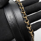 LOUIS VUITTON DAUPHINE MM EPI BLACK GHW
