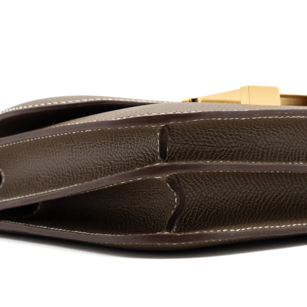 Hermes Mini Constance Epsom Etoupe GHW (New Version)