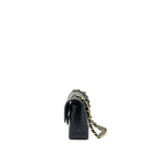 CHANEL SMALL CLASSIC DOUBLE FLAP BAG CAVIAR BLACK GHW (MICROCHIP)