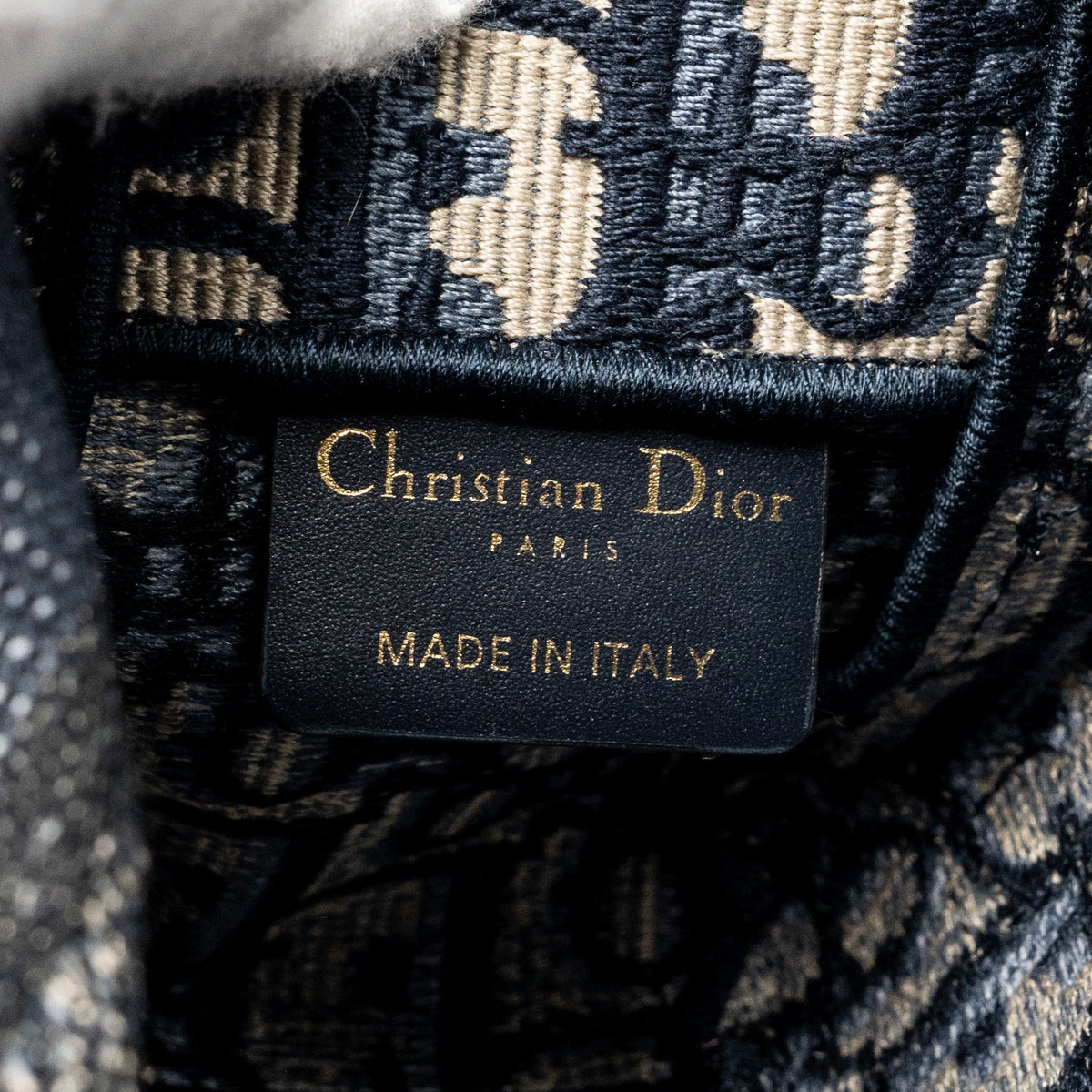 DIOR SMALL DIORCAMP BAG DIOR OBLIQUE EMBROIDERY CANVAS BLUE LGHW