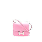 Hermes Mini Constance 5P Bubblegum Pink Epsom SHW