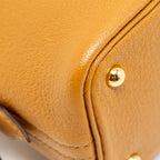 Hermes Mini Bolide Chèvre Mysore Caramel multicolour Strap GHW