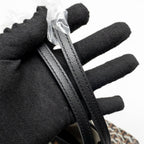 Goyard Saint Louis PM Bag Goyardine Canvas/Chevroches Calfskin black SHW