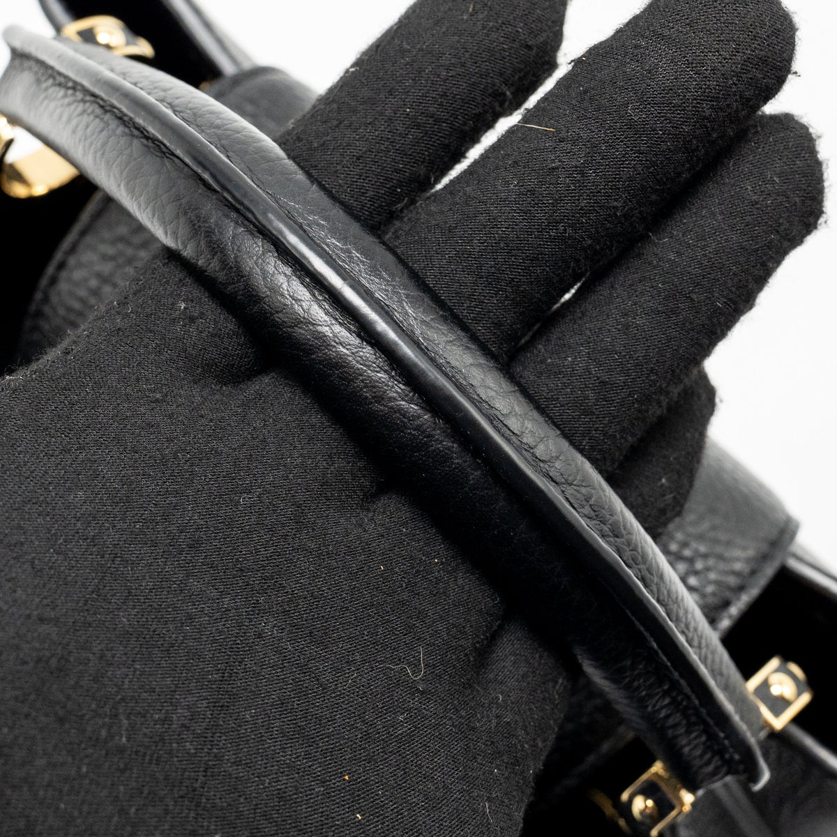 LOUIS VUITTON CAPUCINES BB WITH MONOGRAM FLOWER EMBELLISHMENTS TAURILLON BLACK GHW