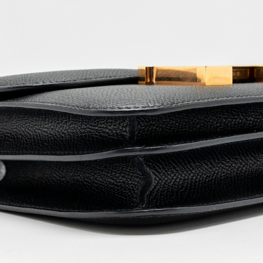 Hermes Mini Constance epsom black RGHW